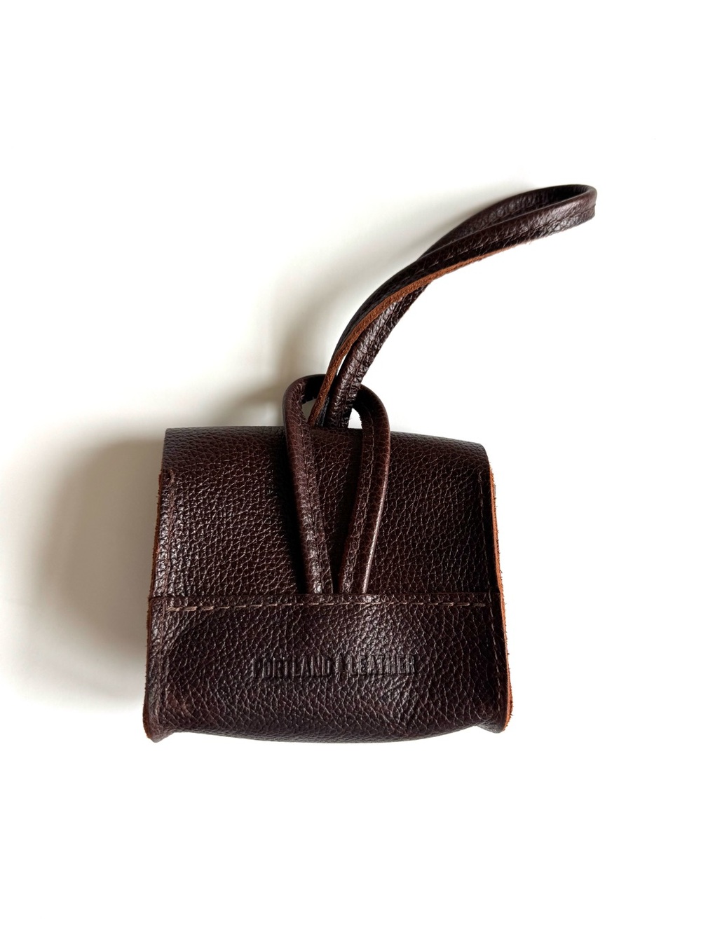 Portland Leather Blooming Wristlet in Coldbrew - Picture 3 of 10